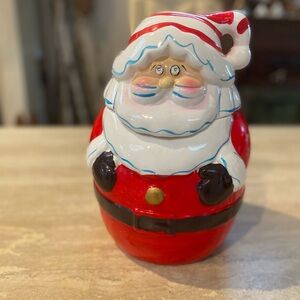 Festive Santa Claus Cookie Jar